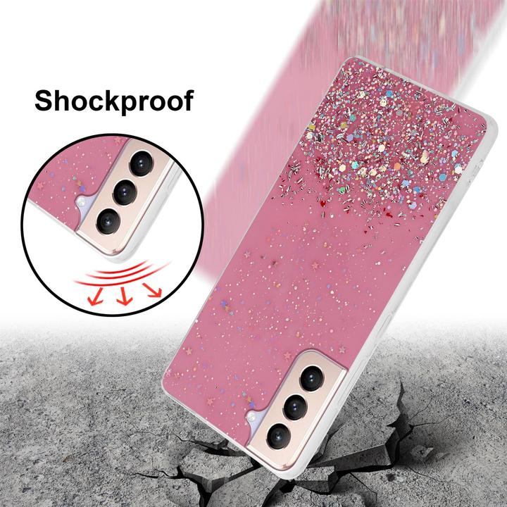 Produktbild Cadorabo TPU Cover funkelnder Glitter (Samsung Galaxy S21+)