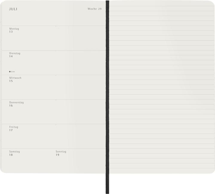 Image du produit Moleskine WONK 2026 DE LG SC Swrz (13 x 21 cm, Allemand)