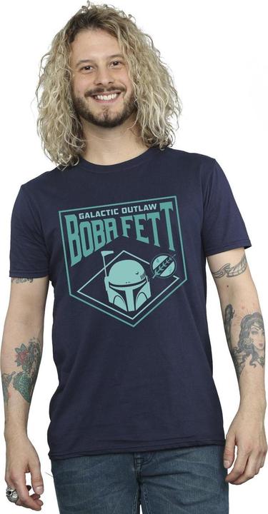 Produktbild Star Wars The Book Of Boba Fett Galactic Helm Chest TShirt (L)