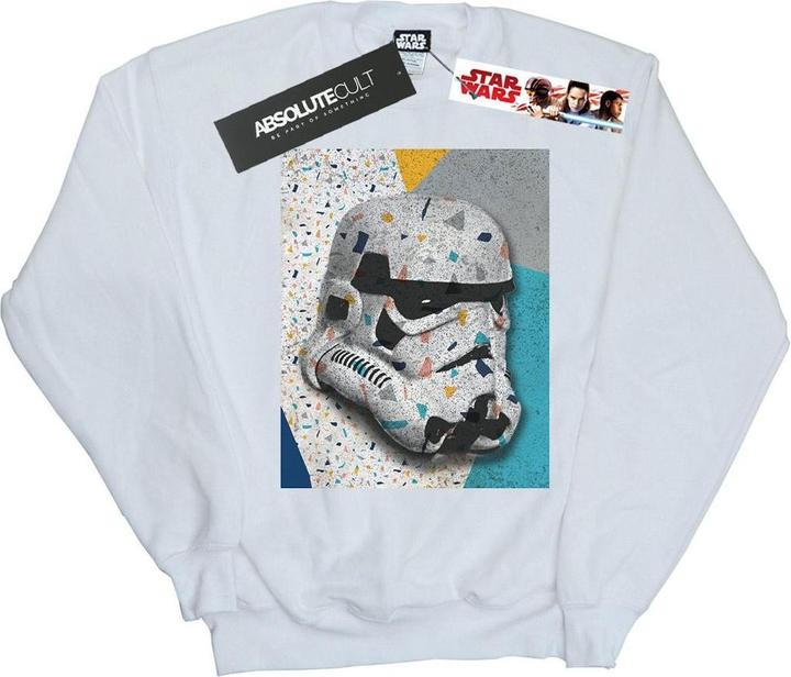 Star Wars Stormtrooper Pattern Helmet Sweatshirt (XL)