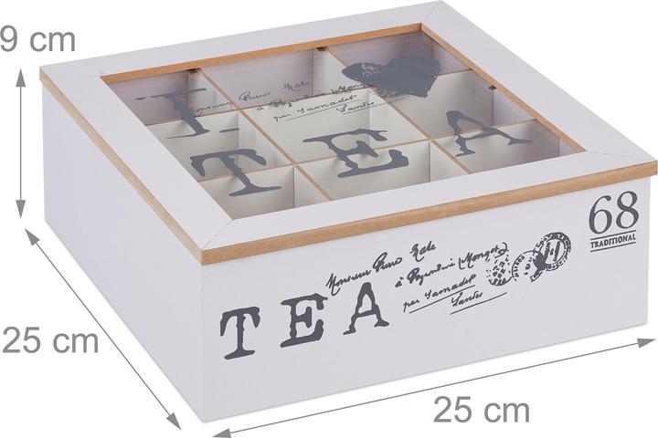 Actual product image Relaxdays Teebox