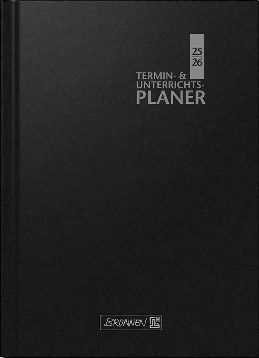 Produktbild Lehrerkalender Überformat A4 Baladek-Einband schwarz 2025/2026 (Deutsch)