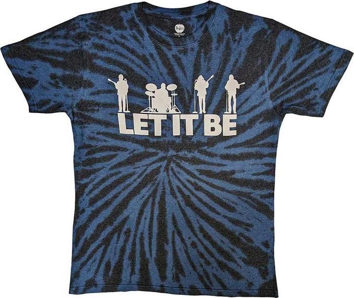 The Beatles Erwachsene Let It Be Silhouette Tie Dye TShirt