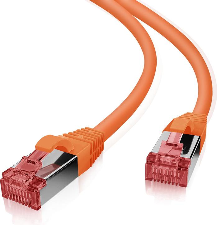 Actual product image Helos Herweck patch cable (S/FTP, CAT6, 0.25 m)