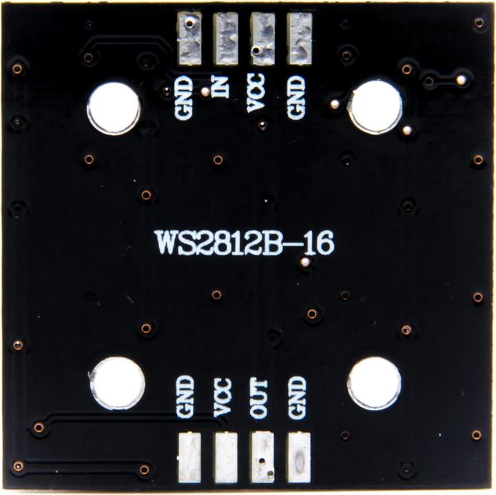 Actual product image Purecrea 4x4 WS2812B RGB LED Matrix - 16Bit
