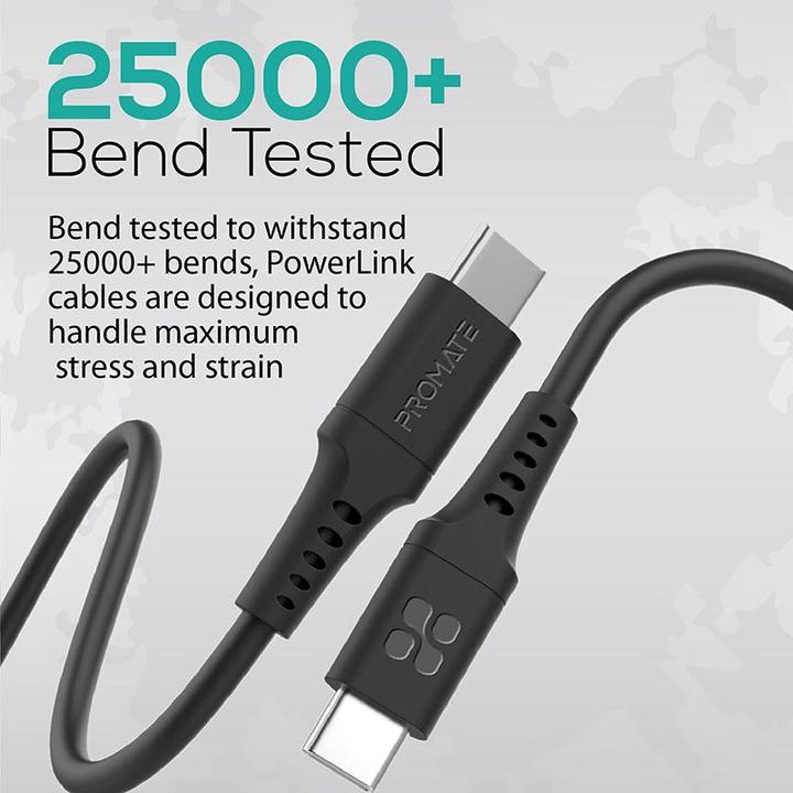 Immagine prodotto ProMate Cavo USB-C PowerLink-CC120 nero (1.20 m, USB 2.0)