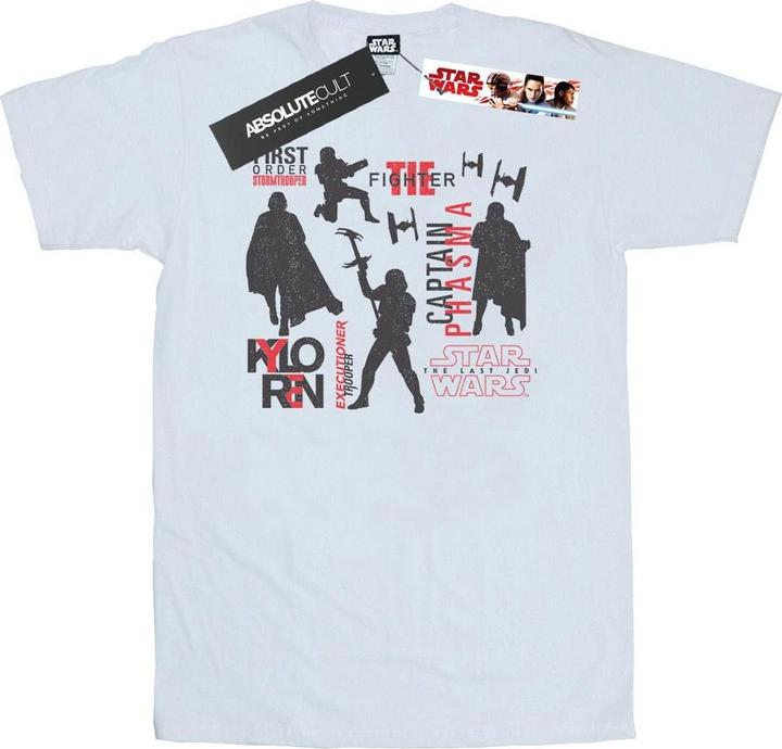 Actual product image Star Wars Mens The Last Jedi First Order Silhouettes T-Shirt (S)