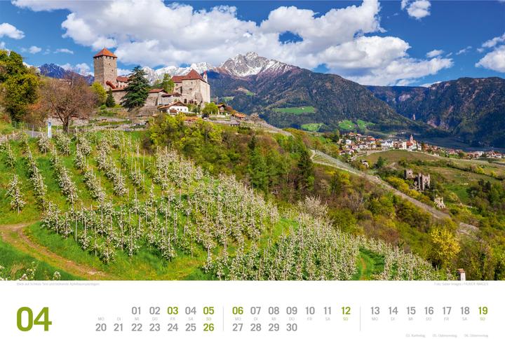 Image du produit Südtirol - von Bozen bis zu den drei Zinnen - ReiseLust Kalender 2026 (45 x 33 cm, Couverture rigide, Allemand)