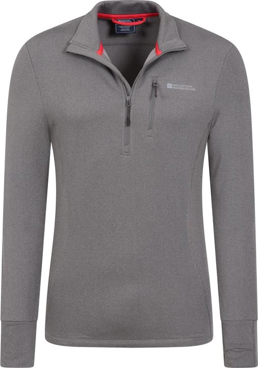 Actual product image Mountain Warehouse Mens Marathon Fleece Top (XS)