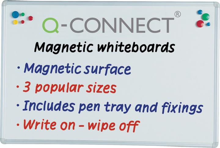 Image du produit Q-Connect Tableau blanc en acier (120 x 90 cm)