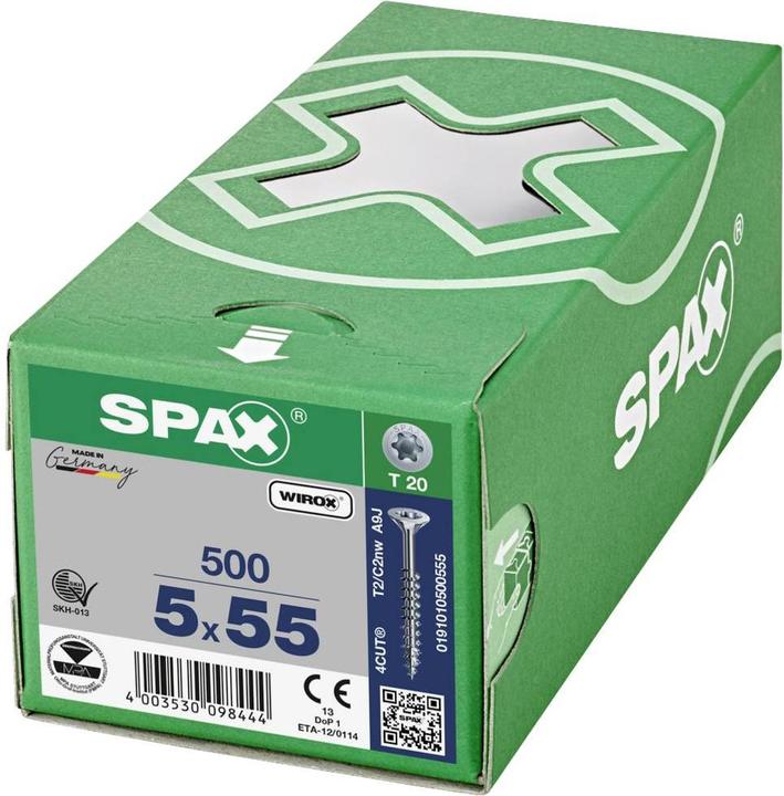 Actual product image Spax Spanplattenschrauben ok-vis SK verzinkt (500 Screws per piece)