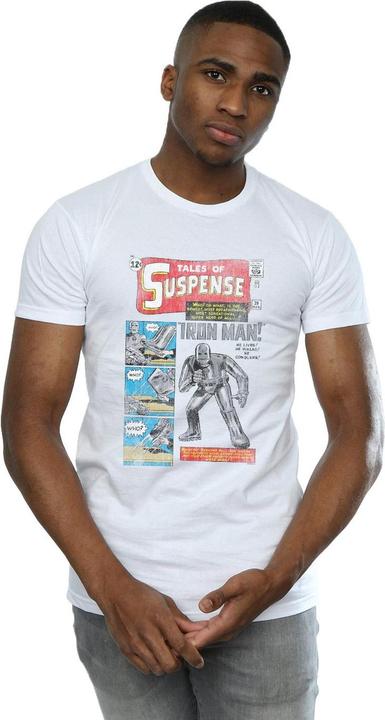 Actual product image Mens Iron Man Distressed Tales Of Suspense T-Shirt (3XL)