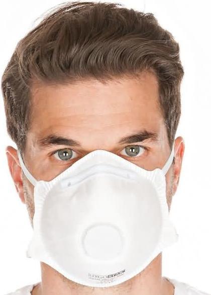 Produktbild Hygostar Atemschutzmaske mit Ventil, Schutzstufe: FFP2 (FFP2, 20 x)