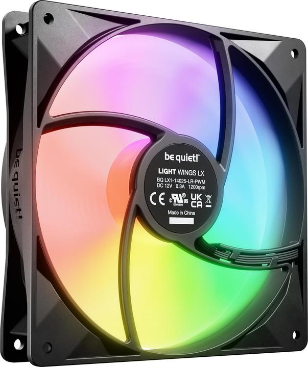 Image du produit be quiet! LIGHT WINGS LX 140mm PWM Triple-Pack (140 mm, 3 x)