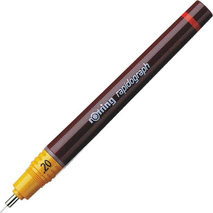 Produktbild Rotring Tuschefüller rapidograph mit auswechselbarer Kapillarpatrone (Safran)