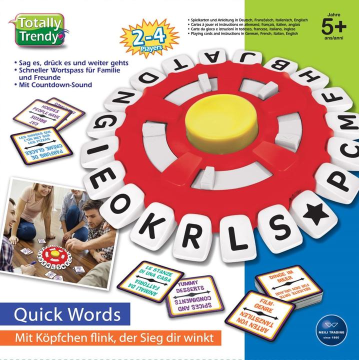 Image du produit Totally Quick Words (Italien, Allemand, Anglais, Français)