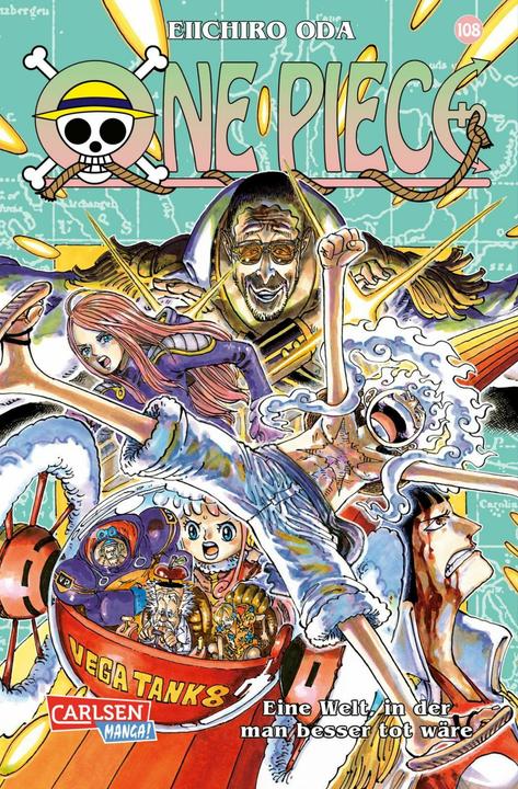 Actual product image One Piece 108 (German, Eiichiro Oda, 2025)