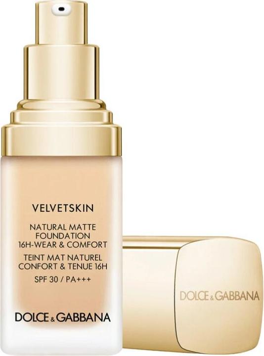 Produktbild Dolce & Gabbana Velvetskin matting liquid make-up ( Natura l Matte Foundation) 30 ml
