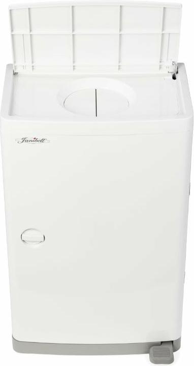 Image du produit Janibell Seau à couches Seau à couches Poubelle blanche 43 L avec grande capacité et pédale