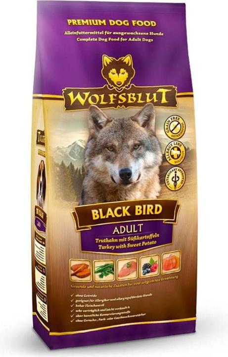 Wolfsblut Dry food Dog Black Bird, 12.5 kg (Adult, 1 pcs., 12500 g)