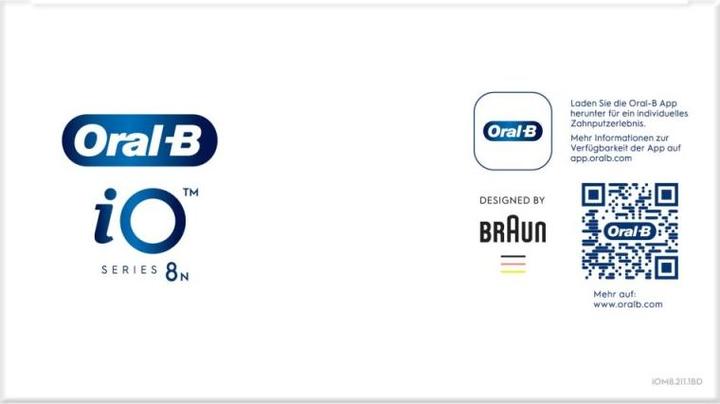 Actual product image Oral-B iO Series 8 + Sensitive (Oscillating toothbrush)