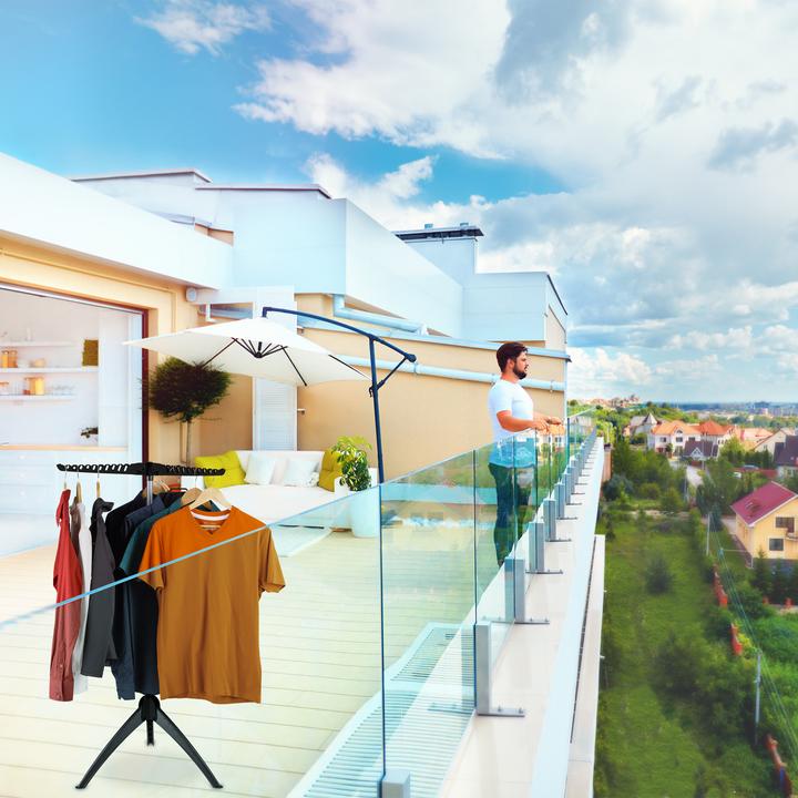 Produktbild Relaxdays Bügelwäscheständer (1.29 m)