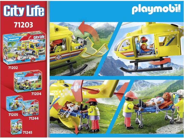 Immagine prodotto Playmobil Elicottero di salvataggio (71203, Playmobil City Life)