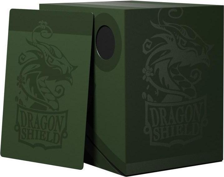 Image du produit Arcane Tinman Rangement pour Cartes - Deck Box Dragon Shield Double Shell : Revised Forest (Vert/Noir)