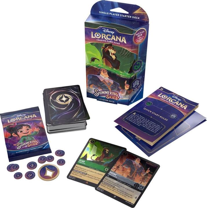 Actual product image Disney Lorcana Trading Card Game: Set 5 - Starter Deck A (English) (English, Booster display)