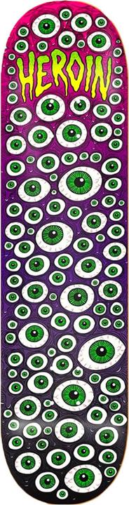Actual product image Heroin Eyes Toxic Fade Glows in the Dark (8.50")