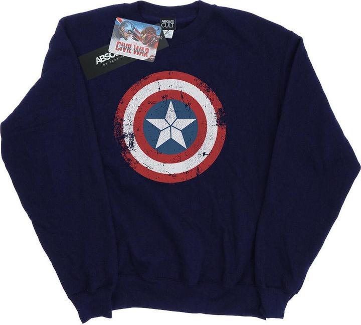 Produktbild Captain America Civil War Distressed Shield Sweatshirt (L)