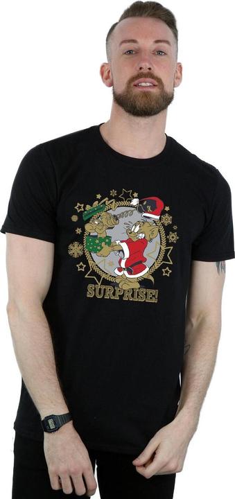 Immagine prodotto Tom & Jerry Christmas Surprise Maglietta Uomo (S)