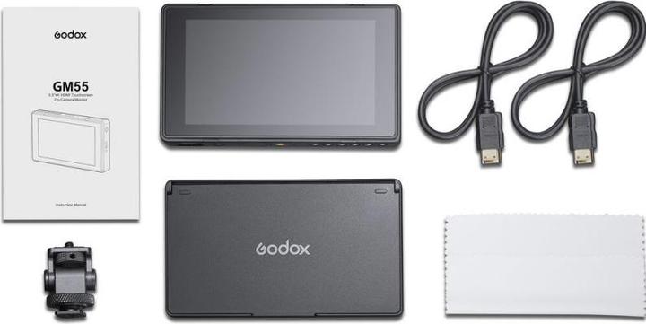 Image du produit Godox Moniteur à écran tactile 5,5 HDMI sur caméra 4K (5.50", Full HD)