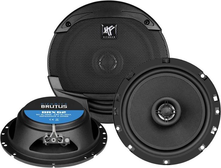 Hifonics Brutus BRX62 16.5 cm 2 Wege Koaxsystem FLACH (180 W)