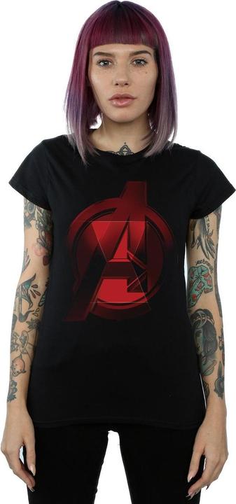 Immagine prodotto Vedova Nera Film Avengers Logo Maglietta in cotone (S)