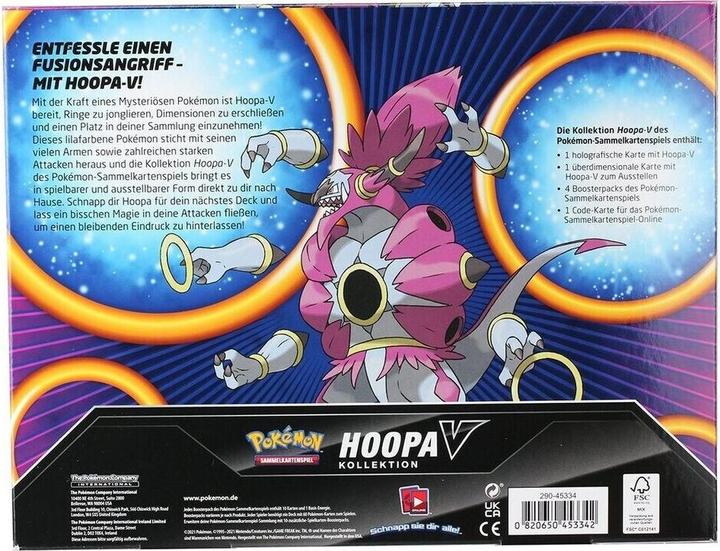 Produktbild Pokémon Hoopa V Kollektion (Deutsch, Booster Pack)
