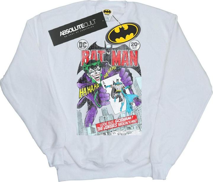 Actual product image Boys Batman Joker Playing Card Cover Sweatshirt (152, 158)