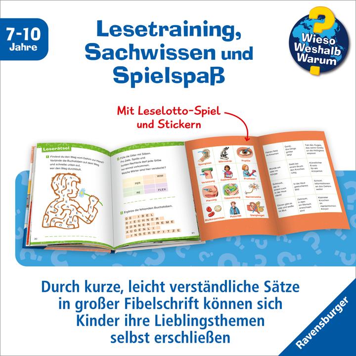 Image du produit Ravensburger Wieso? Weshalb? Warum? Erstleser, Band 15: Mein Körper (Allemand, Sandra Noa, Daniel Sohr, 2025)