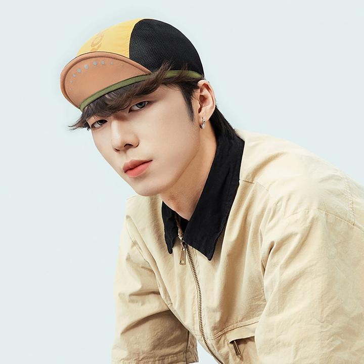 Actual product image Rockbros Cycling Cap with Visor, Helmet Cover - Yellow (56, 57, 58, 59, 60)