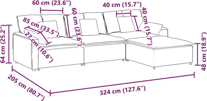 Image du produit VidaXL Randie (Canapé modulaire)