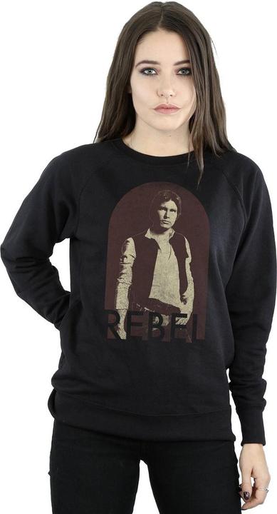Actual product image Star Wars Womens/Ladies Han Solo Rebel Sweatshirt (XL)