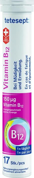 Tetesept Vitamin B12 17 Brausetabletten (1 Stück, Brausetablette, 134 g)