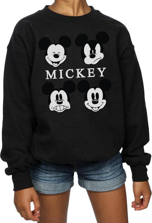 Immagine prodotto Disney Mickey Mouse Four Heads Felpa Ragazze (116)