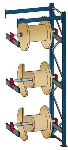 Produktbild Schulte Lagertechnik BlockRoll Kabeltrommel-Anbauregal
