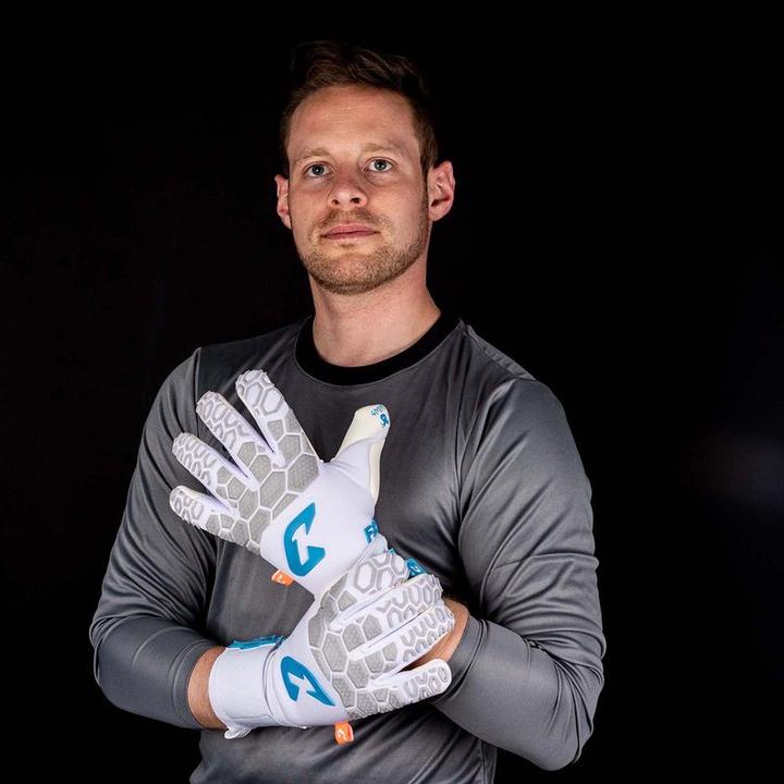 Produktbild Catch & Keep Fussballhandschuhe Fly White Soul Gr. 10 Weiss Torwart Keeper Goalie Handschuhe (10)