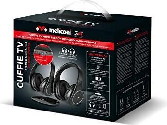 Actual product image Meliconi 2 x Wireless Stereo TV Headsets (8 h, Cable, Wireless)