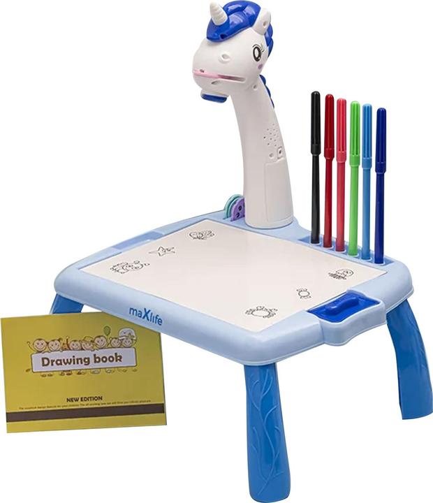 Maxlife proiettore con tavolo da disegno MXDP-200 blu