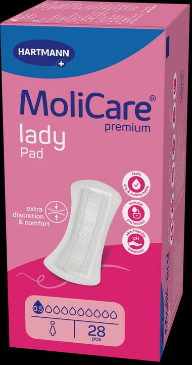 Actual product image MoliCare lady pad 0.5 Inkontinenz Einlage (28 x)