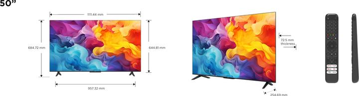 Actual product image TCL 50P655 (50", LED, 4K)