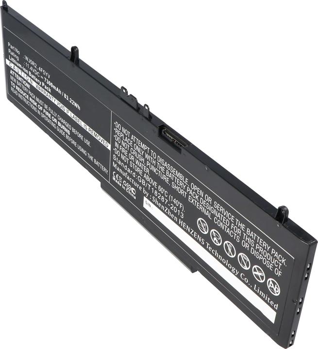 Immagine prodotto AccuCell Batteria adatta per Dell Precision 3510, 3510 Workstation, WJ5R2, 4F5YV, 11.4V 7300mAh (7300 mAh)